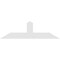 Ekena Millwork Portland Architectural Grade PVC Gable Bracket, 60"W x 17 1/2"H x 2"D x 6"F, 7/12 Pitch GBP060X18X0206POR00 - alternate 3